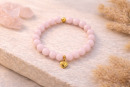 Edelstein Armband Rosenquartz