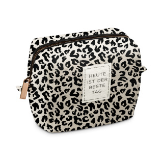 Kleine Kosmetiktasche Leopard